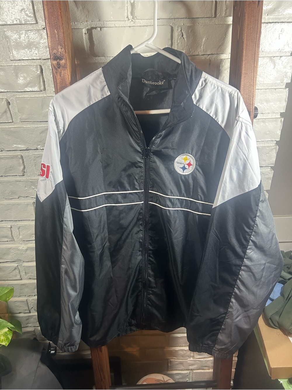 NFL Pittsburgh Steelers SI Sports Illustrated Wind Breaker Jacket Size Large